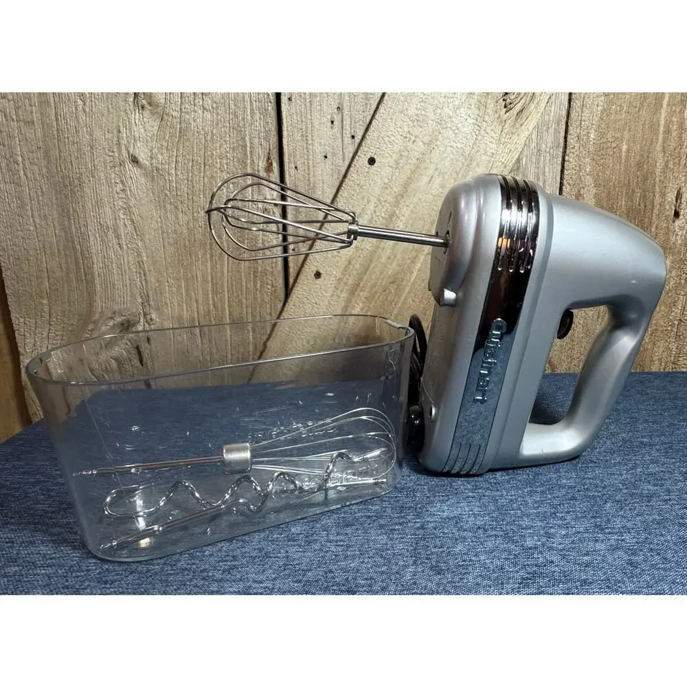 Cuisinart Power Advantage PLUS 9-Speed Hand Mixer in Brushed Chrome Storage Case